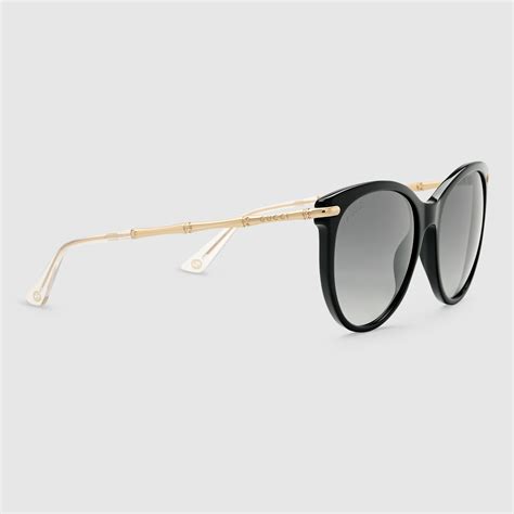 lunette soleil gucci oeil de chat|Gucci Lunettes de soleil œil.